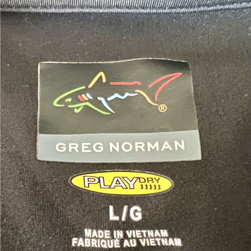 🌸Greg Norman play dry black 3/4 zip pullover golf - Picture 3 of 8